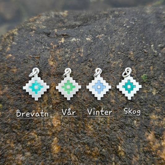 Åkle - smykke med emalje