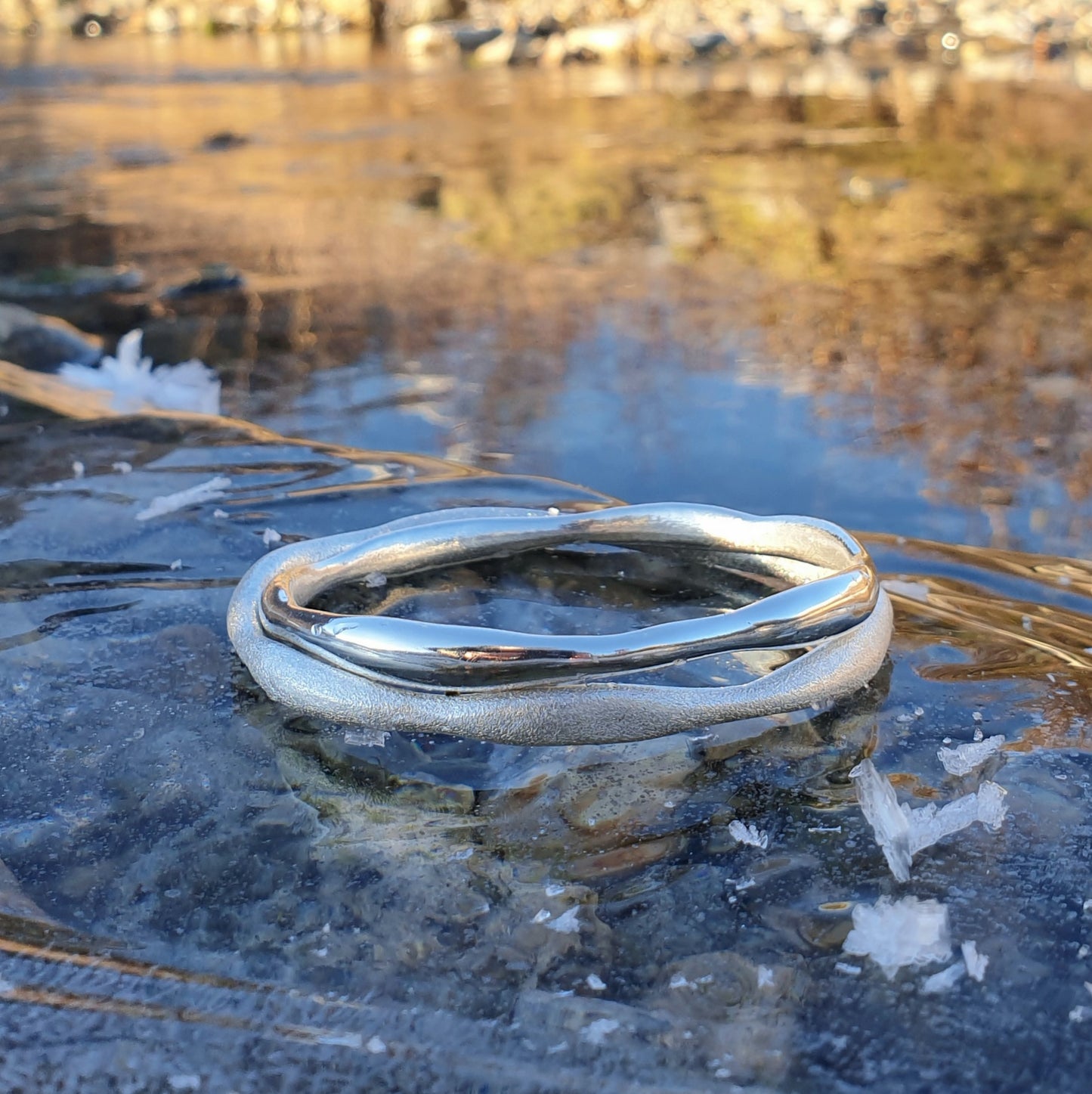 Flyt armring - Polert (Bestillingsvare)