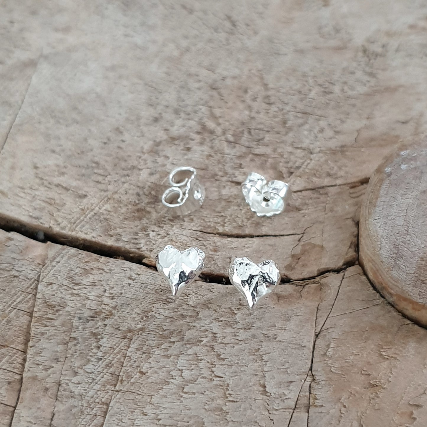 Hjarte miniatyr øyrepynt