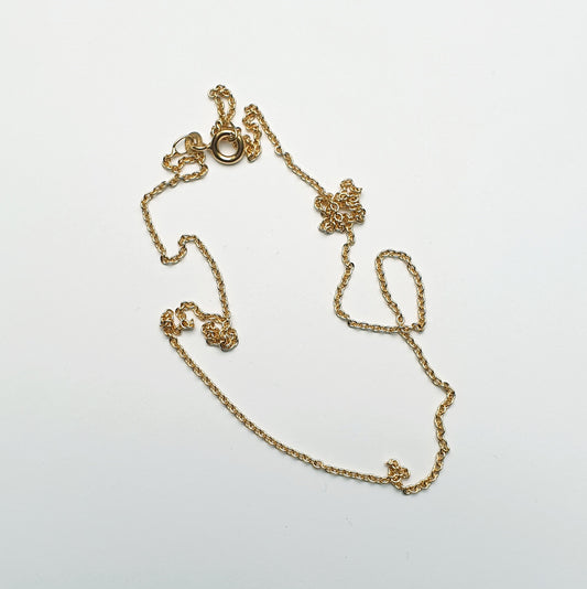 Rund anker 1,5 mm - 14k gull