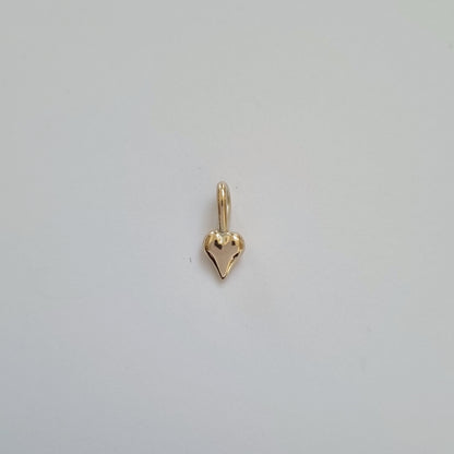 Attåt-hjarte i 14k gult gull