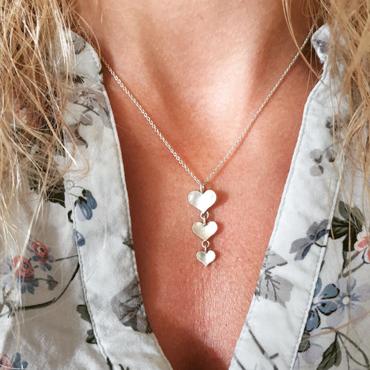 Trippel hjartesmykke